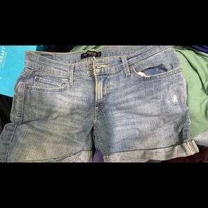 Denim shorts
